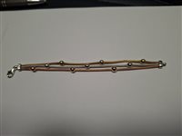 Pulsera Mujer in Plata CALZA 3FIL 3COL MARANA